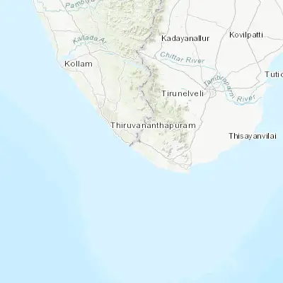 Map showing location of Kuzhithurai (8.317920, 77.191920)