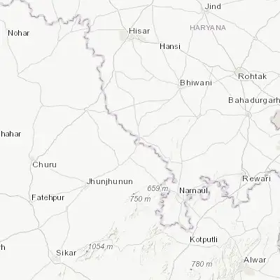 Map showing location of Lohāru (28.429930, 75.807790)