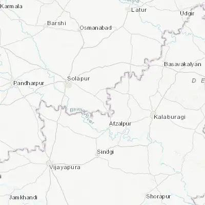 Map showing location of Maindargi (17.457390, 76.293200)
