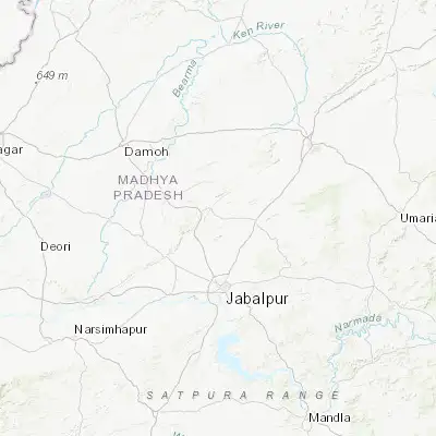 Map showing location of Majholi (23.501140, 79.923960)