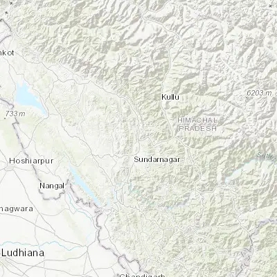 Map showing location of Mandi (31.711940, 76.932730)