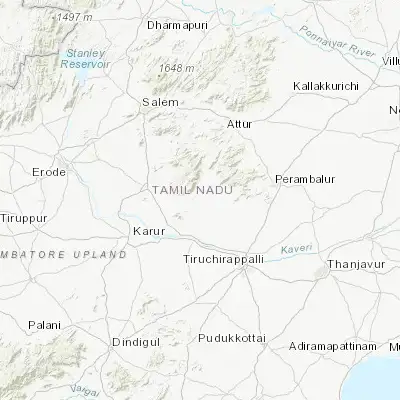 Map showing location of Mettuppālaiyam (11.168060, 78.449440)