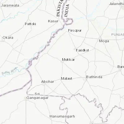 Map showing location of Muktsar (30.474260, 74.516600)