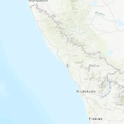 Map showing location of Muluppilagadu (11.797880, 75.451110)