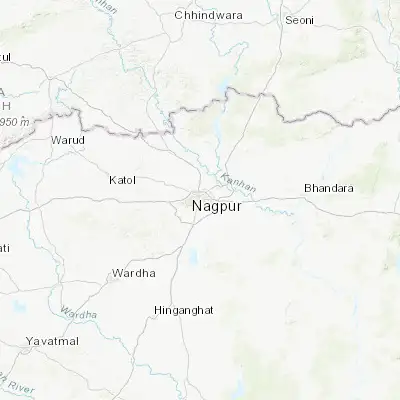 Map showing location of Nagpur (21.146310, 79.084910)