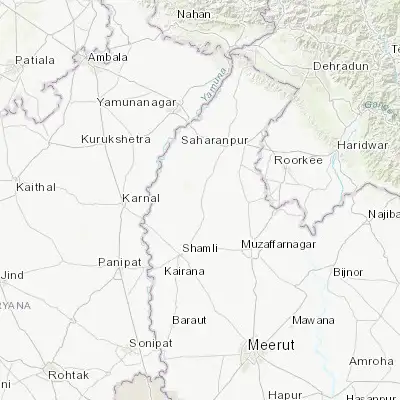 Map showing location of Nanauta (29.712150, 77.417280)
