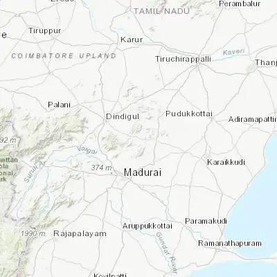Map showing location of Nattam (10.227760, 78.229690)