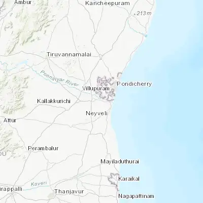 Map showing location of Nellikkuppam (11.775540, 79.670160)