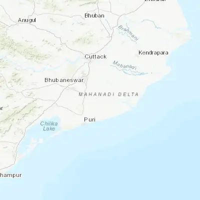 Map showing location of Nimāparha (20.057560, 86.004360)