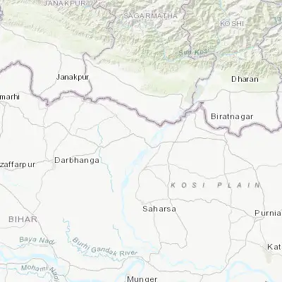 Map showing location of Nirmāli (26.313970, 86.585370)