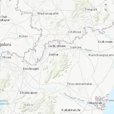 Map showing location of Odugattūr (12.767930, 78.883040)