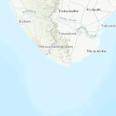 Map showing location of Padmanābhapuram (8.244620, 77.325810)