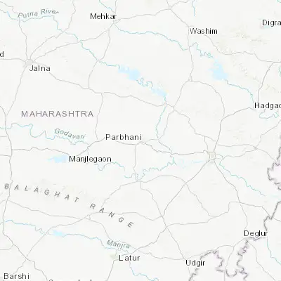 Map showing location of Parbhani (19.268550, 76.770810)