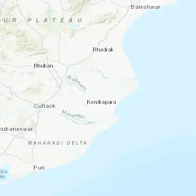 Map showing location of Patāmundai (20.578060, 86.560630)