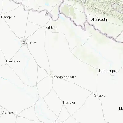Map showing location of Pawāyan (28.066260, 80.103050)
