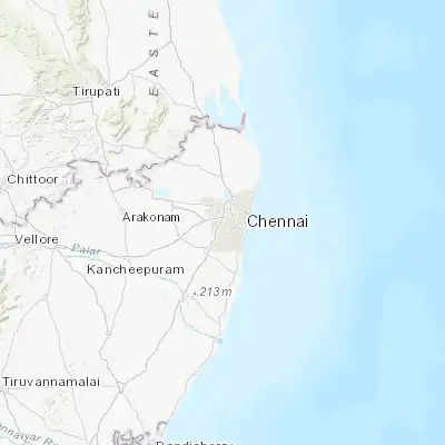 Map showing location of Porur (13.035650, 80.158210)