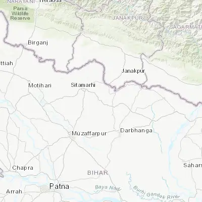 Map showing location of Pupri (26.470790, 85.703110)