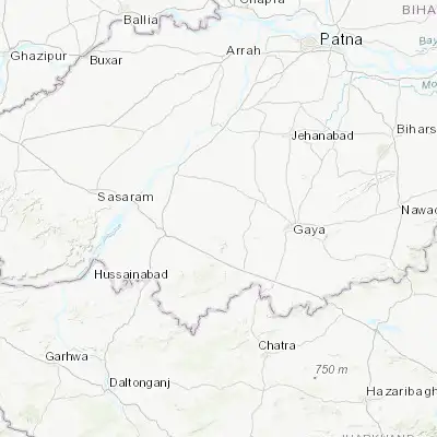 Map showing location of Rafiganj (24.817570, 84.634450)