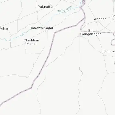 Map showing location of Rāisinghnagar (29.535830, 73.449170)