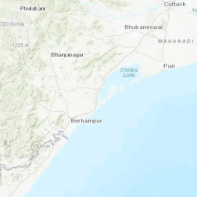 Map showing location of Rambha (19.516670, 85.100000)