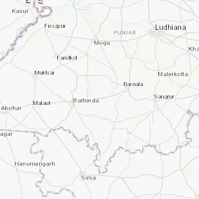 Map showing location of Rāmpura (30.256000, 75.241160)