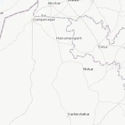 Map showing location of Rāwatsār (29.267240, 74.402880)