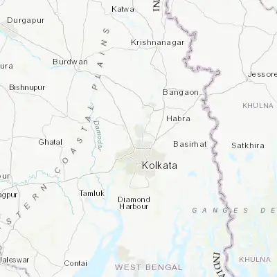 Map showing location of Rishra (22.723940, 88.345630)