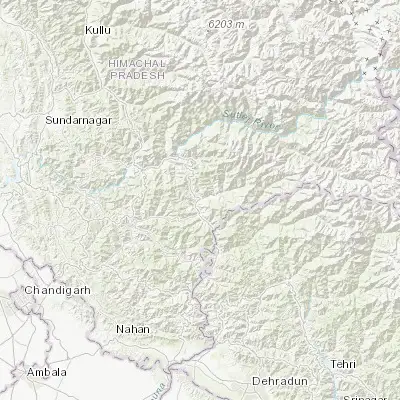 Map showing location of Rohru (31.202690, 77.754840)