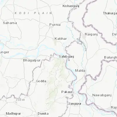 Map showing location of Sāhibganj (25.244250, 87.634810)