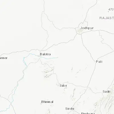 Map showing location of Samdari (25.812990, 72.578790)