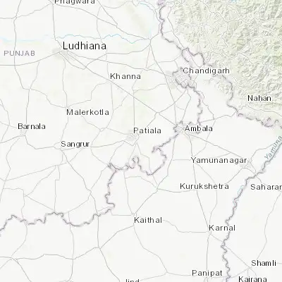 Map showing location of Sanaur (30.301820, 76.457860)
