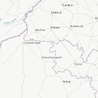 Map showing location of Sangariā (29.798860, 74.466830)