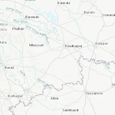 Map showing location of Sāngola (17.439480, 75.193790)