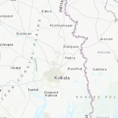 Map showing location of Sankarpur (22.848390, 88.451260)
