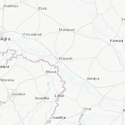 Map showing location of Sarai Ekdil (26.744420, 79.093530)