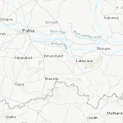 Map showing location of Sheikhpura (25.139940, 85.840960)