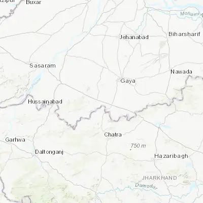 Map showing location of Sherghāti (24.559500, 84.791620)