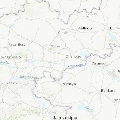 Map showing location of Sijua (23.776170, 86.330280)