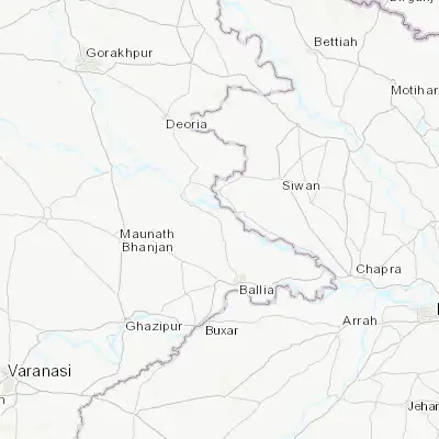 Map showing location of Sikandarpur (26.043270, 84.052980)