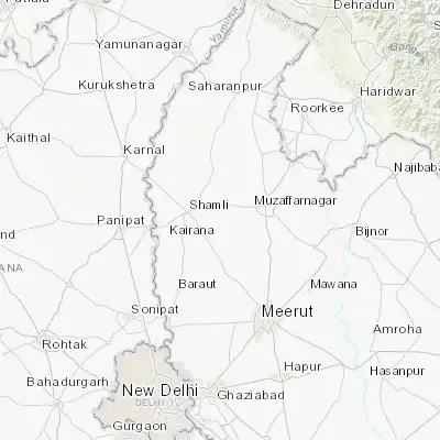 Map showing location of Sisauli (29.413860, 77.468900)