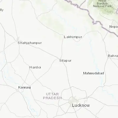 Map showing location of Sītāpur (27.561920, 80.682650)