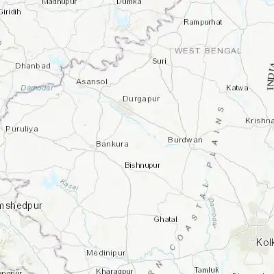 Map showing location of Sonāmukhi (23.305210, 87.413360)
