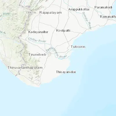 Map showing location of Srivaikuntam (8.629310, 77.912810)