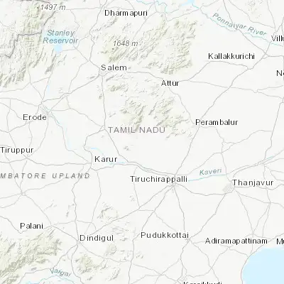 Map showing location of Tāttayyangārpettai (11.124170, 78.449160)