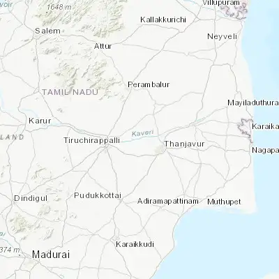 Map showing location of Thirukattupalli (10.844310, 78.956470)
