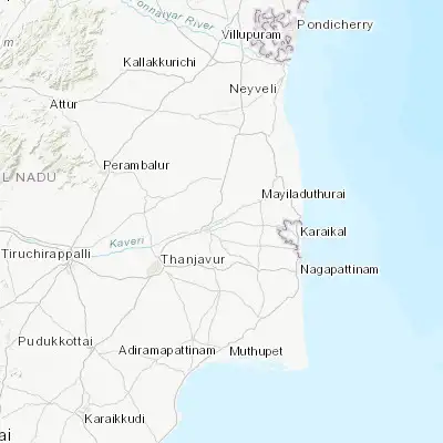Map showing location of Thiruvidaimaruthur (10.998570, 79.452270)