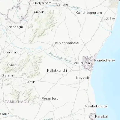 Map showing location of Tirukkoyilur (11.966200, 79.202590)
