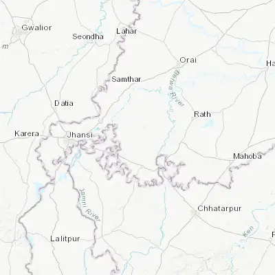 Map showing location of Tori-Fatehpur (25.455050, 79.114280)
