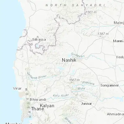 Map showing location of Trimbak (19.932680, 73.529070)