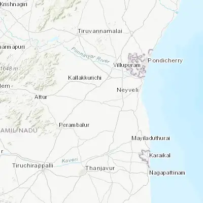 Map showing location of Vriddhāchalam (11.518300, 79.324110)